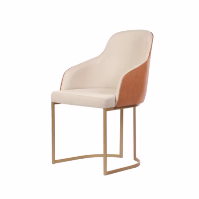 Cadeiras Albany - Dourado c/ opções de tecidos