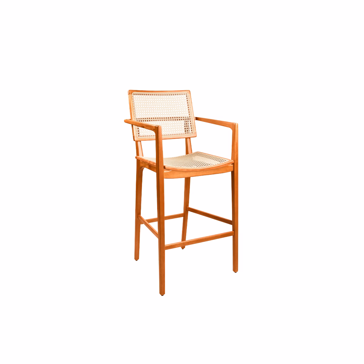 Banqueta Siena c/ Palha Indiana e Braço