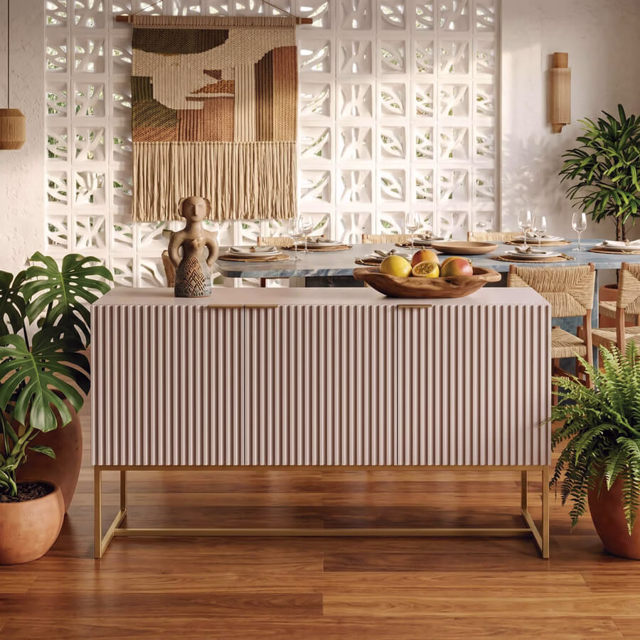 Buffet Friso 136 x 38 x 75 - Laqueado - Imagem 4