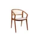 Cadeira Liz c/ Palha Indiana e Braço