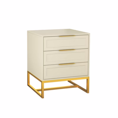 Mesa de Cabeceira Classic 3 Gavetas - Várias Cores