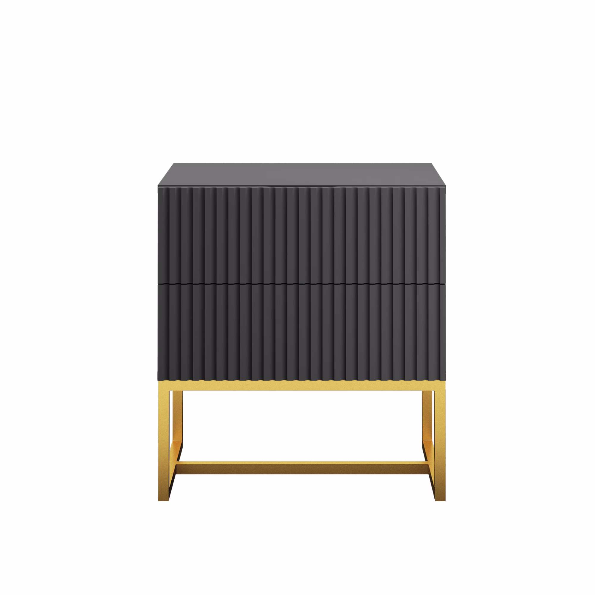 Mesa de Cabeceira Friso - Base Metálica - Várias Cores