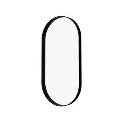 Espelho Oval 90 cm - Moldura de Madeira