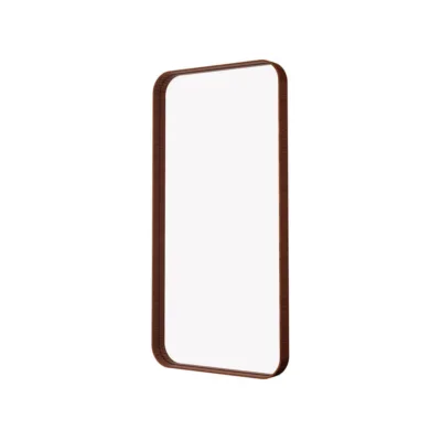 Espelho Retangular 90 cm - Moldura de Madeira