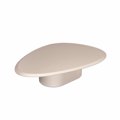 Mesa de Centro Orgânica - Metalizada