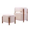 Poltrona c/ Puff Lazuli