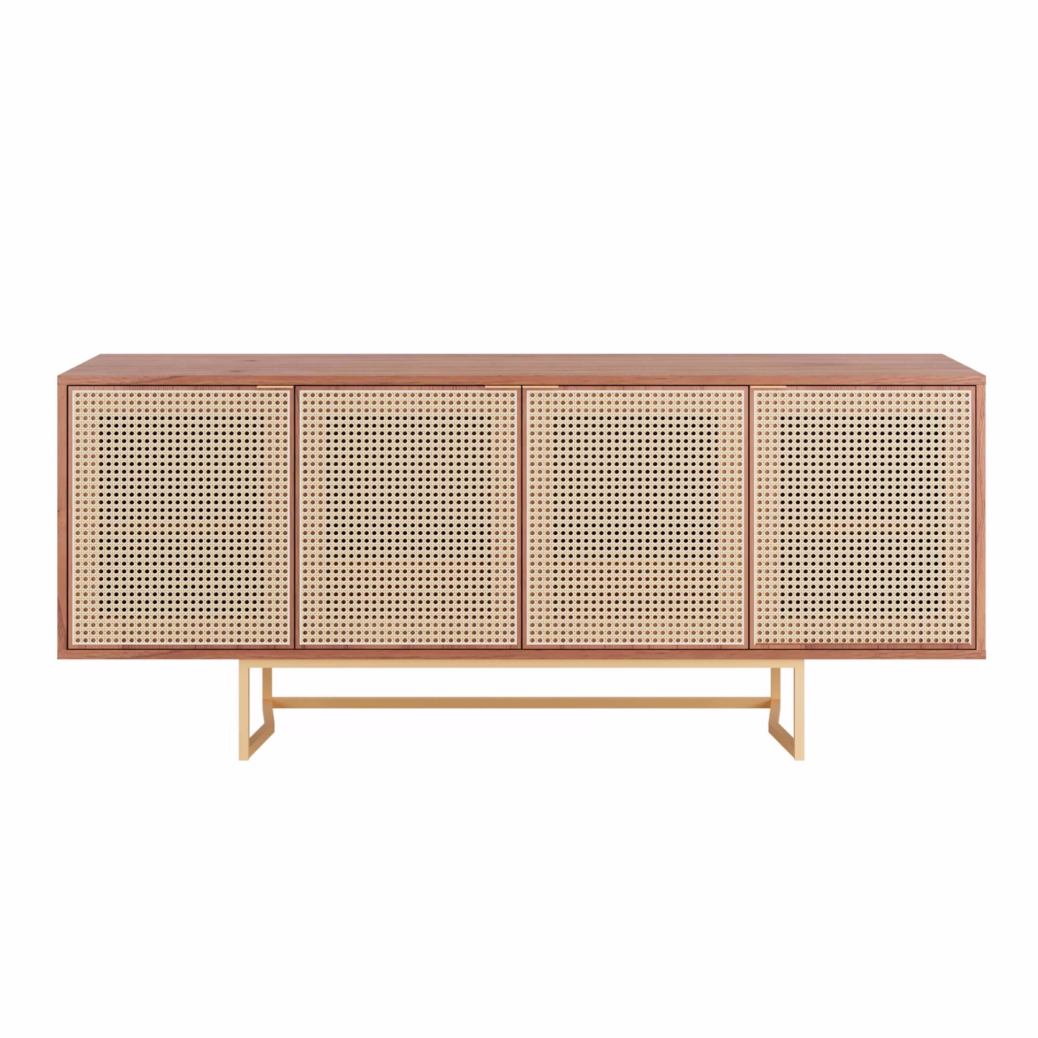 Buffet Sevilha c/ Palha Indiana - Lâmina de Madeira