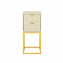 Mesa de Cabeceira Nina 30 cm Frapê - Várias Cores - Puxador Reto