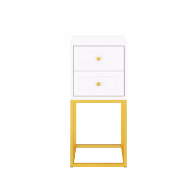 Mesa de Cabeceira Nina 30 cm Branco - Várias Cores