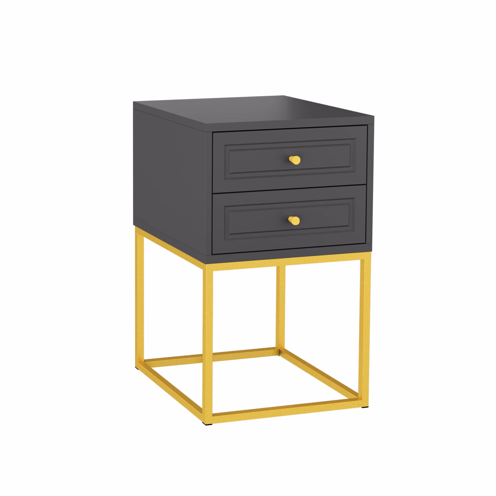 Mesa de Cabeceira Nina 40 cm Grafite - Várias Cores