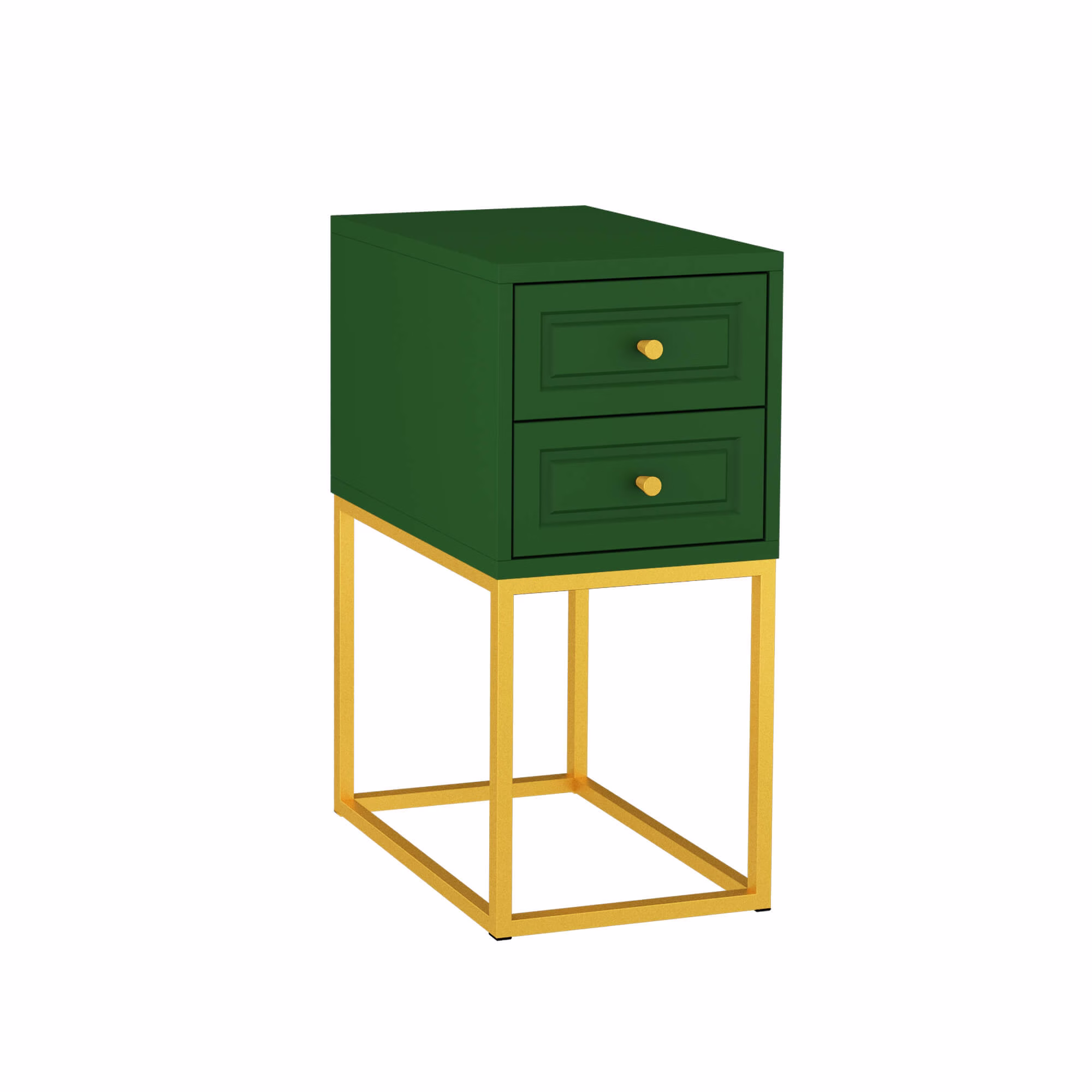 Mesa de Cabeceira Nina 30 cm Verde Motor - Várias Cores