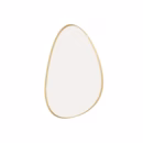 Espelho Orgânico Egg 109 cm - Dourado