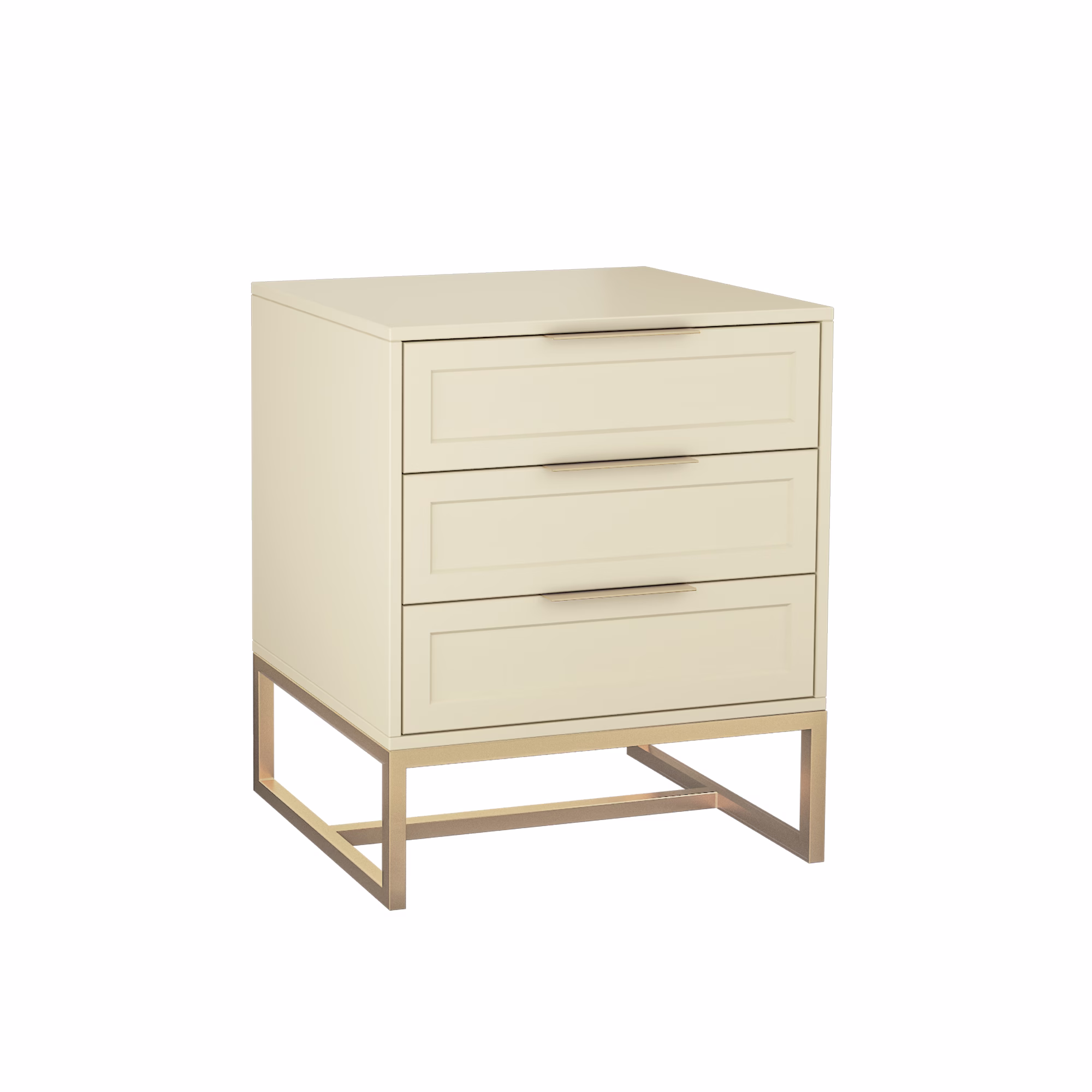 Mesa de Cabeceira Classic 55cm - Frapê e Champanhe