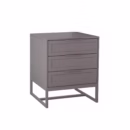 Mesa de Cabeceira Classic 55cm Cinza Médio