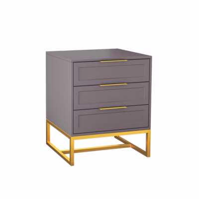 Mesa de Cabeceira Classic 3 Gavetas - Várias Cores