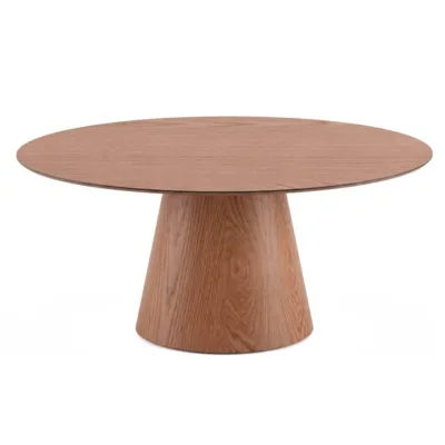 Mesa de Jantar Oval Cone - Lâmina de Carvalho Natural