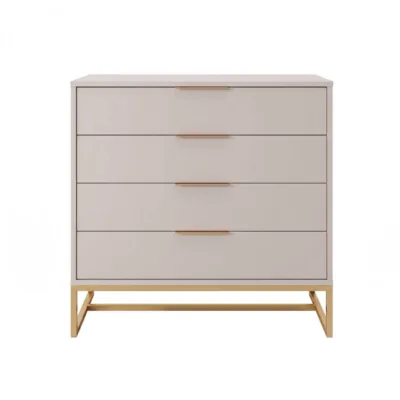 Cômoda Iron 4 Gavetas 90 x 50 x 88cm - Laqueada