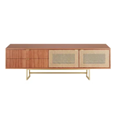Rack Sevilha c/ Palha Indiana – Lâmina de Carvalho Natural