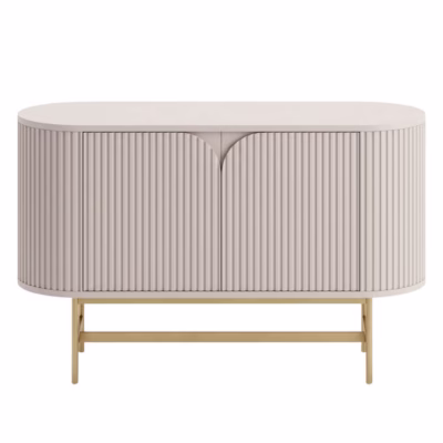 Buffet Elipse Ripado - Laqueado